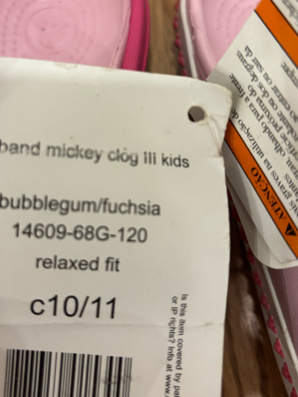 NWT Crocs Kids Pink Slip-On Sandals - Picture 5 of 6